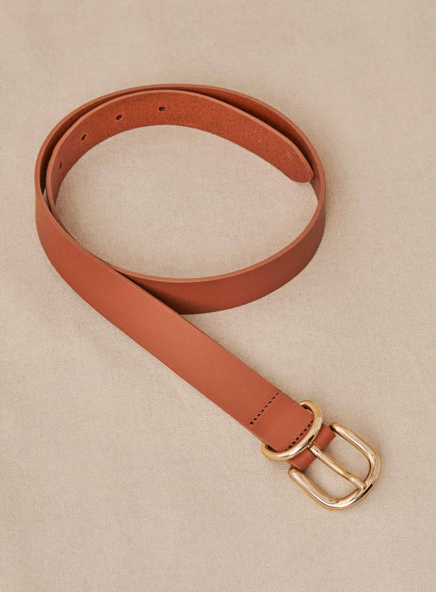 Ceinture Astrid Camel Cuir
