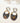 Boucles Louison Argentées - Marrons