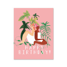 Carte Postale Botanical Woman
