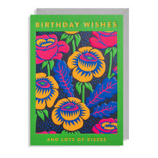 Carte Flower Kisses