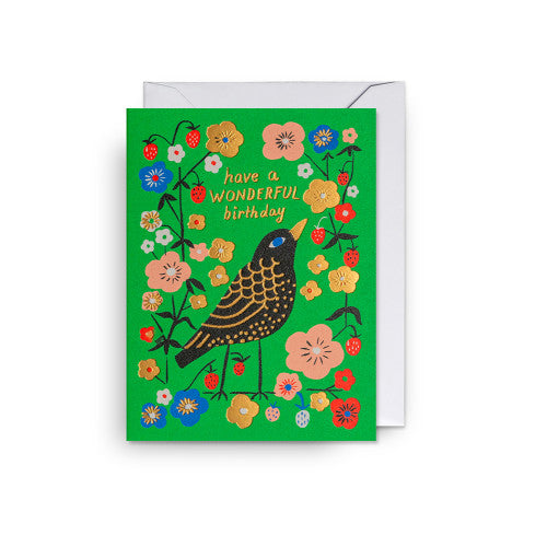 Mini Carte Bird Bday