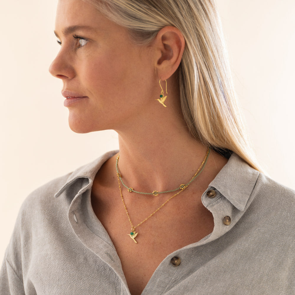 Collier Flourish - Aventurine