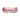 Bracelet Stromboli en acier inoxydable doré, plusieurs rangs de petites pierres, coloris rose – Cala Celestina