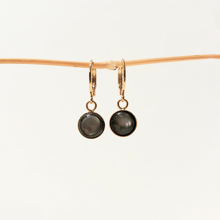 Mini Créoles Pierres - Divers Coloris