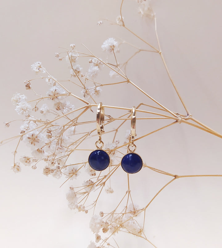 Mini Créoles Pierres - Divers Coloris