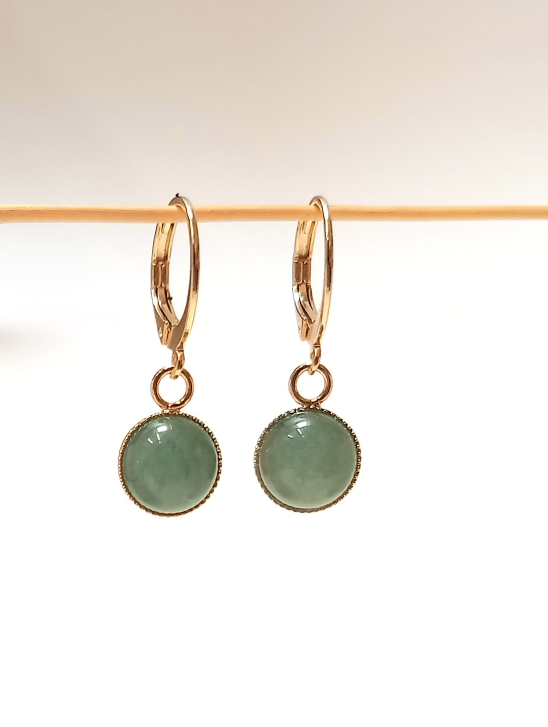 Mini Créoles Pierres - Divers Coloris