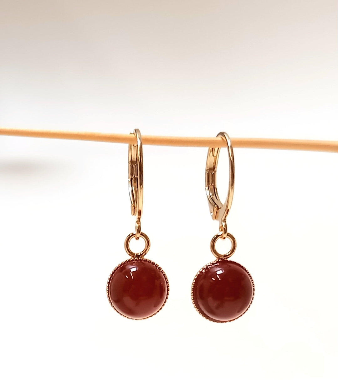 Mini Créoles Pierres - Divers Coloris