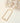 Collier Fabiola doré, pendentif rectangulaire et perle – Fabien Ajzenberg