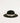 Chapeau Victor Kaki Galon Noir Fleurs - Diverses Tailles