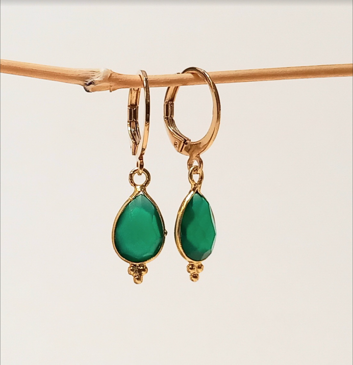 Mini Créoles Gouttes Talisman - Divers Coloris