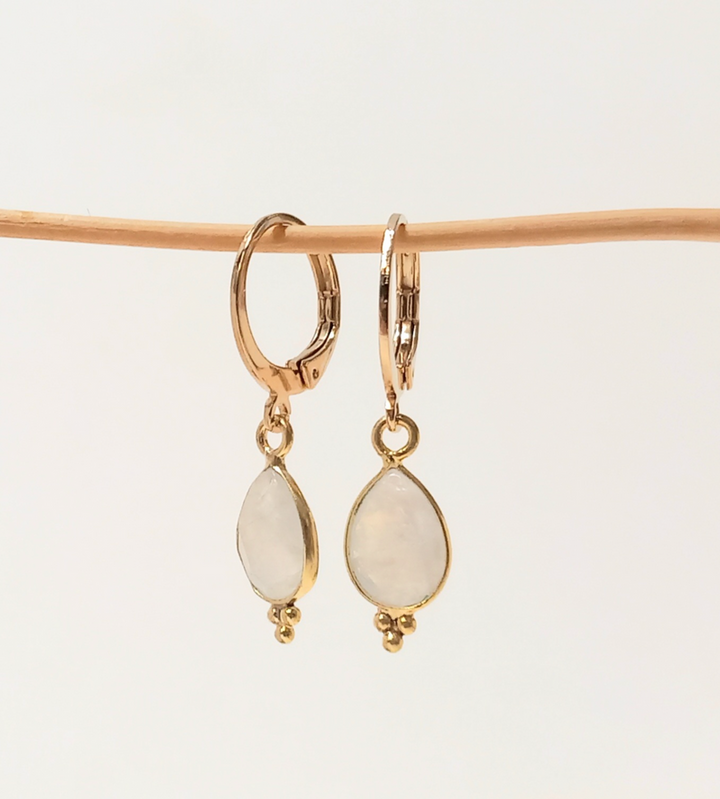 Mini Créoles Gouttes Talisman - Divers Coloris