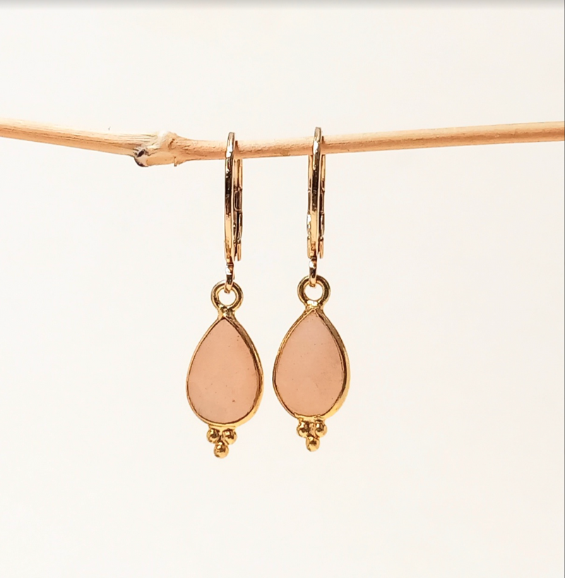 Mini Créoles Gouttes Talisman - Divers Coloris