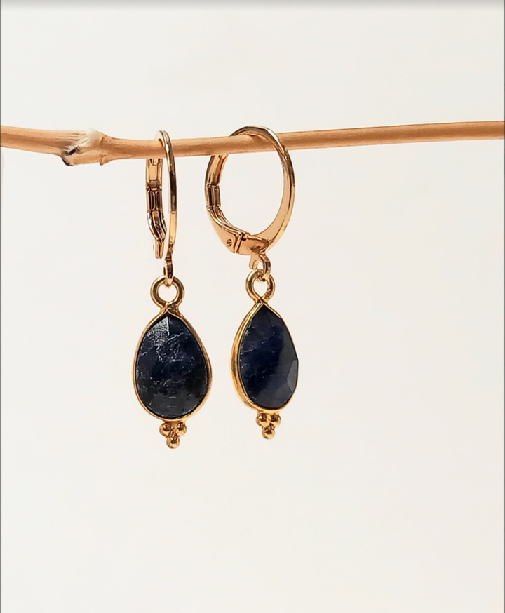 Mini Créoles Gouttes Talisman - Divers Coloris