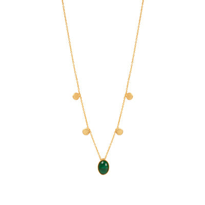Collier Pampilles et Pierre