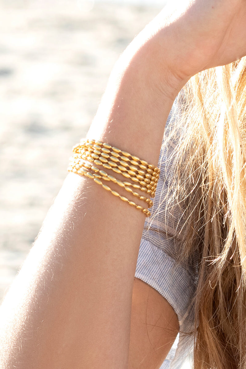 Collier Bracelet Malibu Argenté