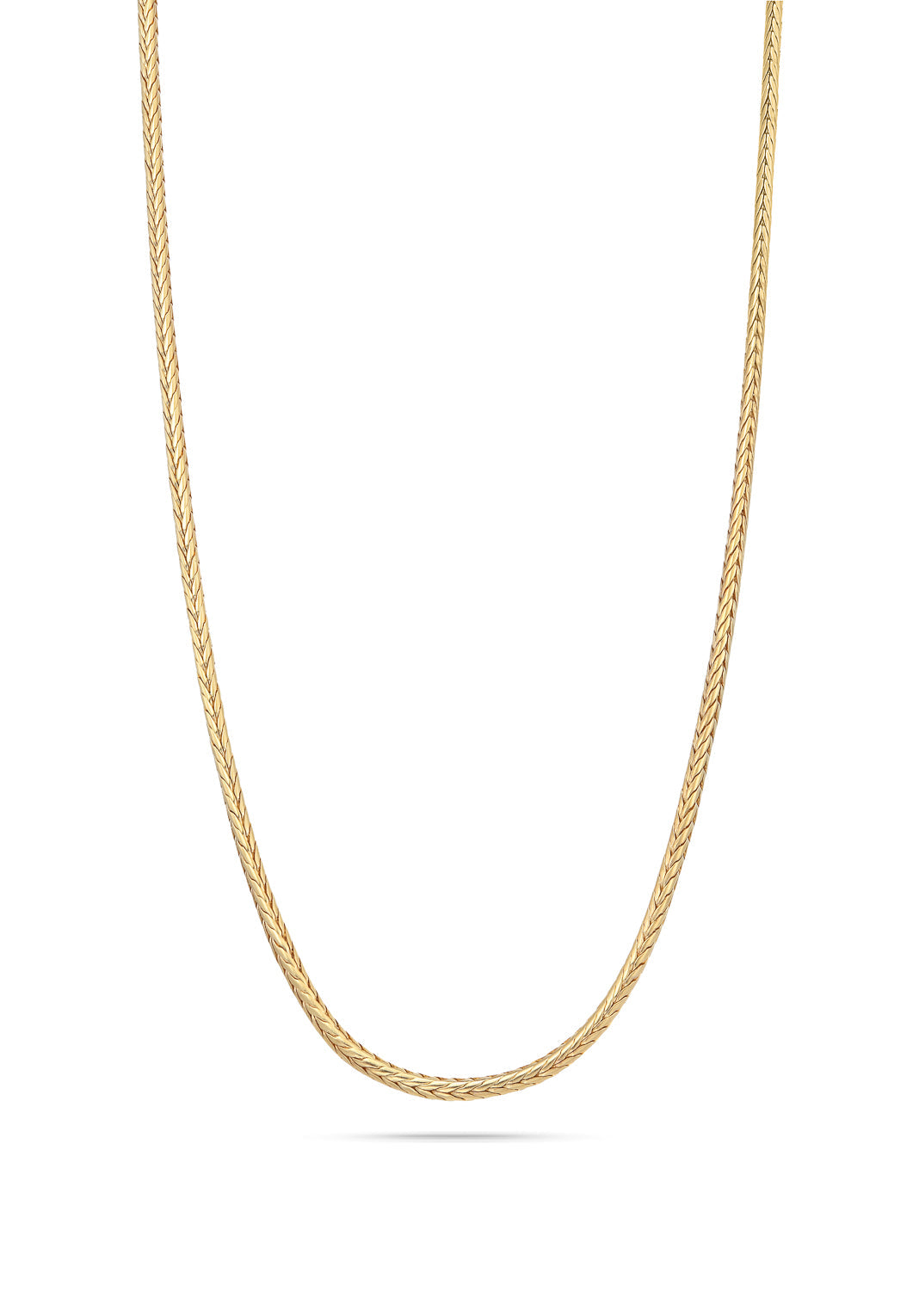 Collier Lisse Basic Argenté