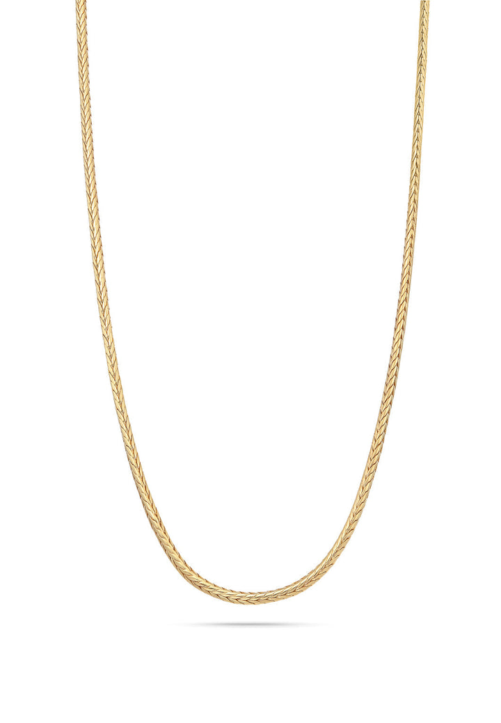 Collier Lisse Basic Argenté