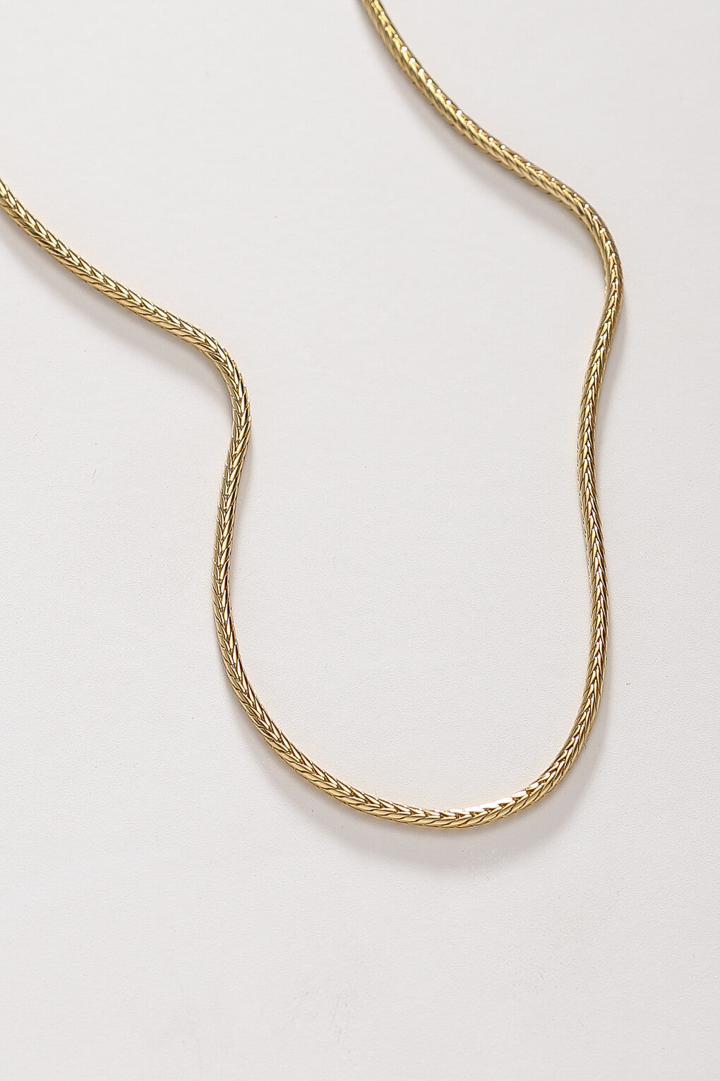 Collier Lisse Basic Argenté