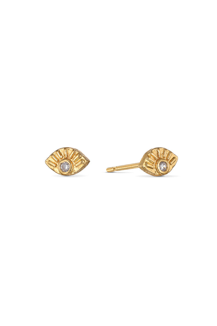 Evie Post Earrings Gold