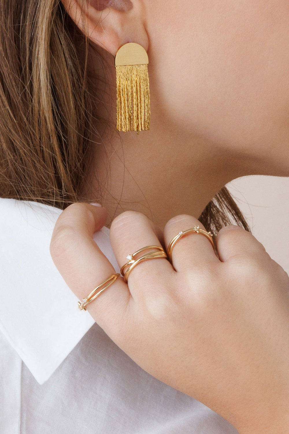 Keira Earrings Gold