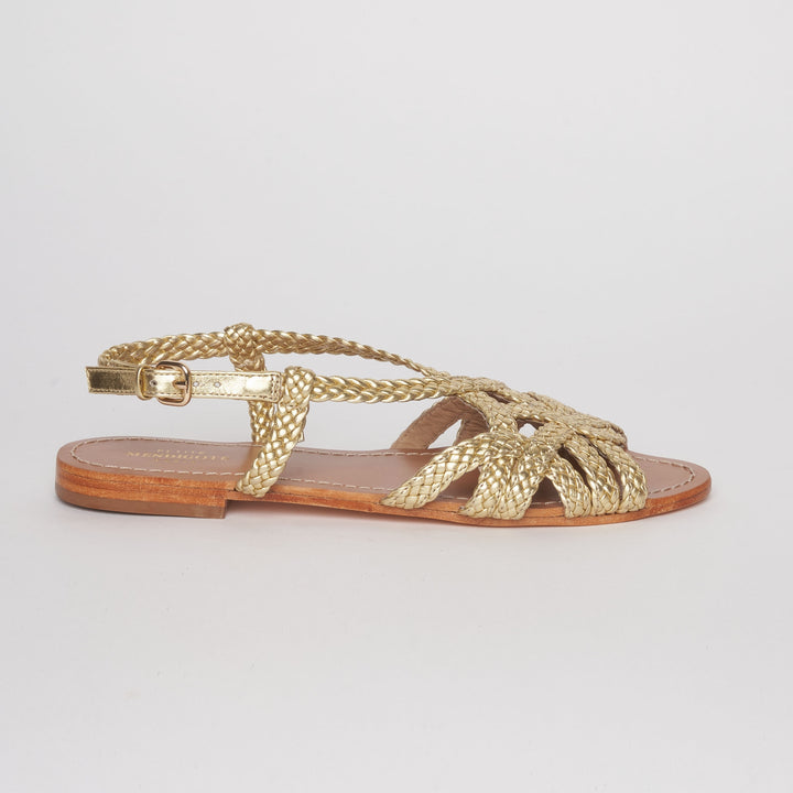 Sandales Tressées Coco Foil