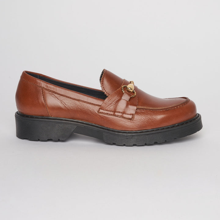 Mocassins Come Cuir Cognac