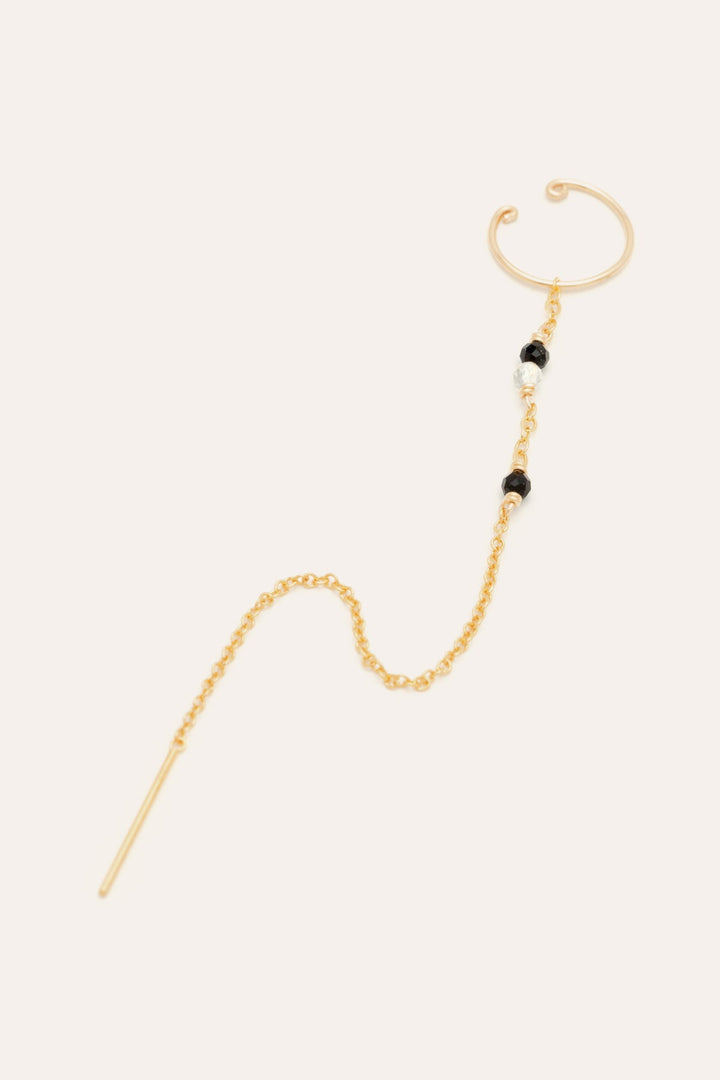 Bijou d'oreille Céleste Damier