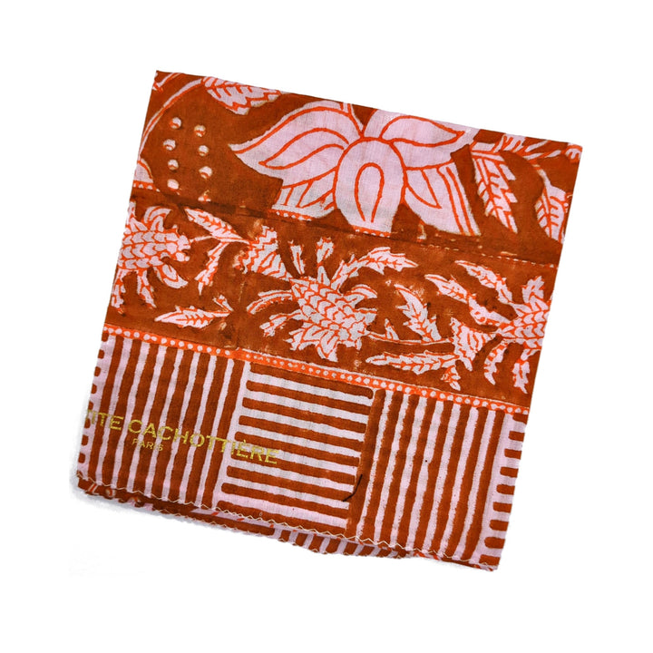 Foulard Block Print India Petit - Divers Coloris