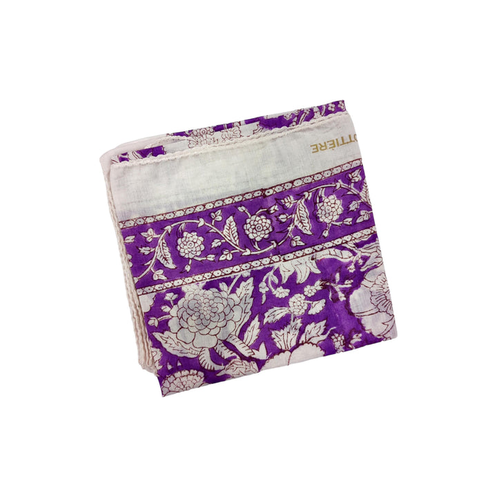 Foulard Block Print India Petit - Divers Coloris