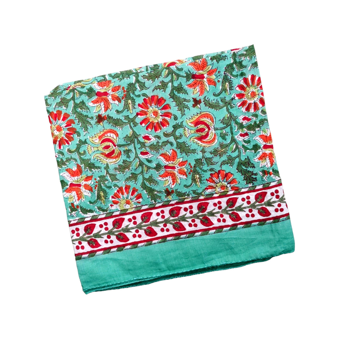 Foulard Block Print India Petit - Divers Coloris