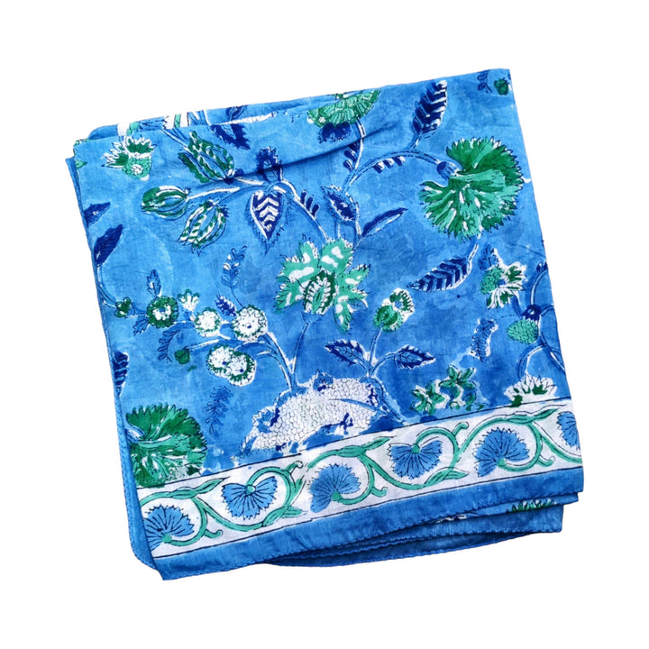 Foulard Block Print India Grande - Divers Coloris