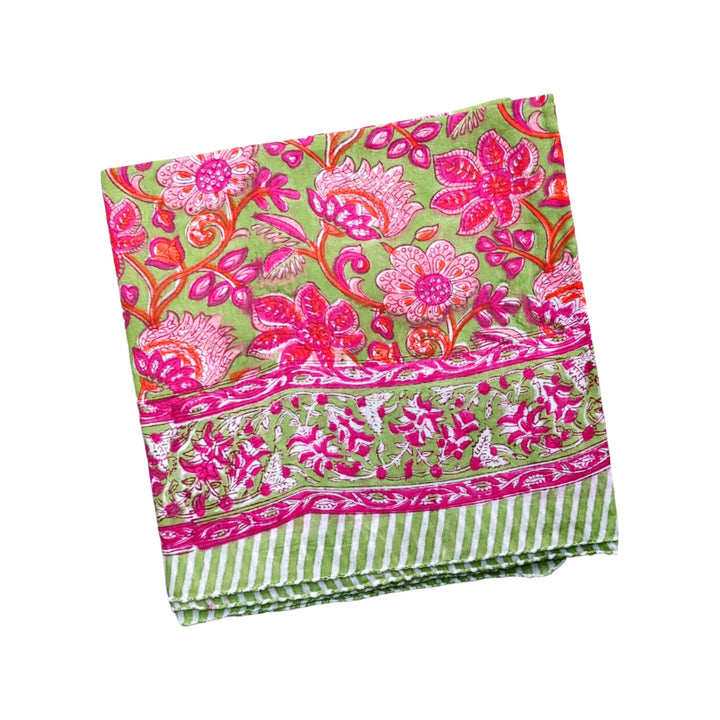 Foulard Block Print India Petit - Divers Coloris