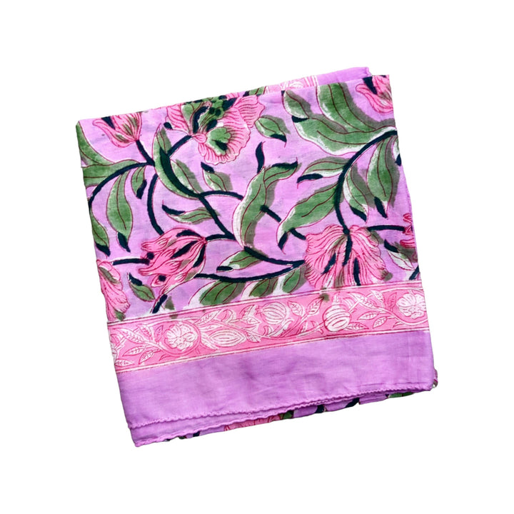 Foulard Block Print India Petit - Divers Coloris