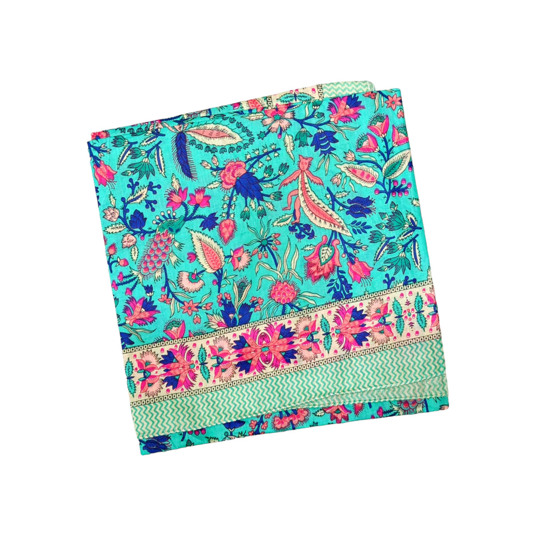 Foulard Block Print India Petit - Divers Coloris