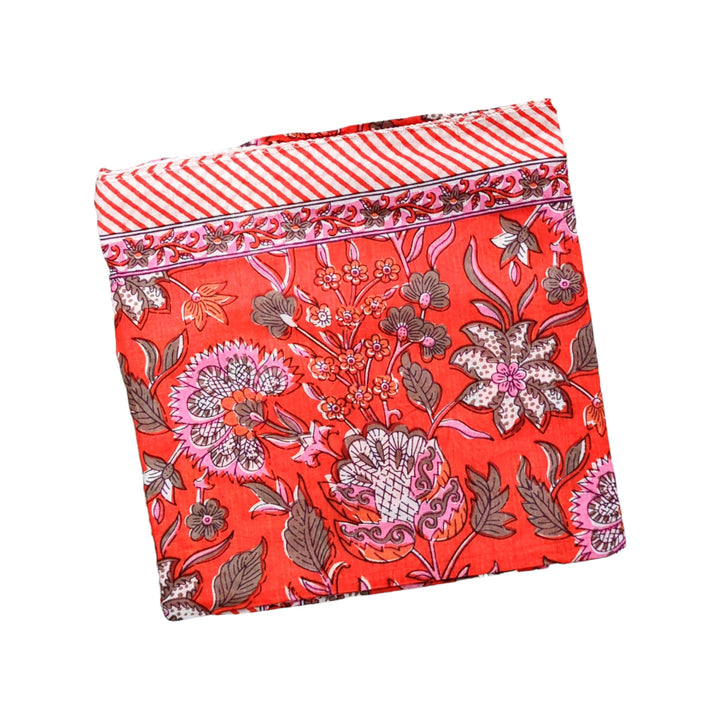 Foulard Block Print India Petit - Divers Coloris