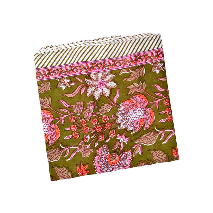 Foulard Block Print India Petit - Divers Coloris