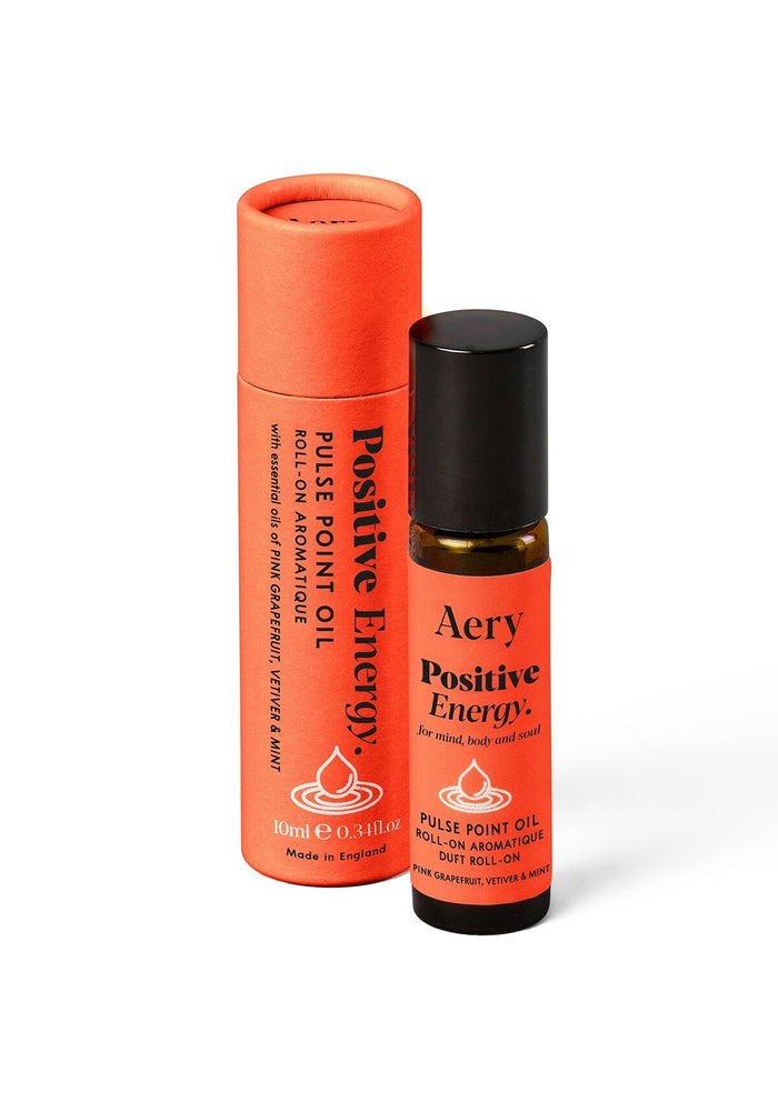 Roll On Positive Energy - Pamplemousse rose, Vétiver et Menthe