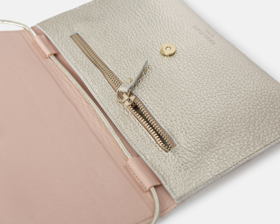 Sac Thin Clutch Grainé - Divers Coloris