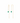 Boucles d'oreilles Celestina – Vert