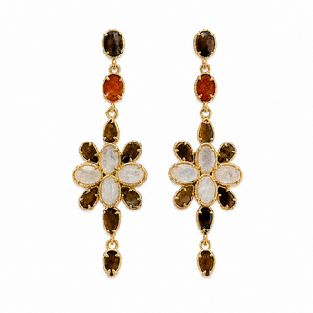 Boucles d’oreilles Taormina Cala Celestina, brun – vue 4
