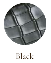 Sac Banane Fanny - Croco Matt Black
