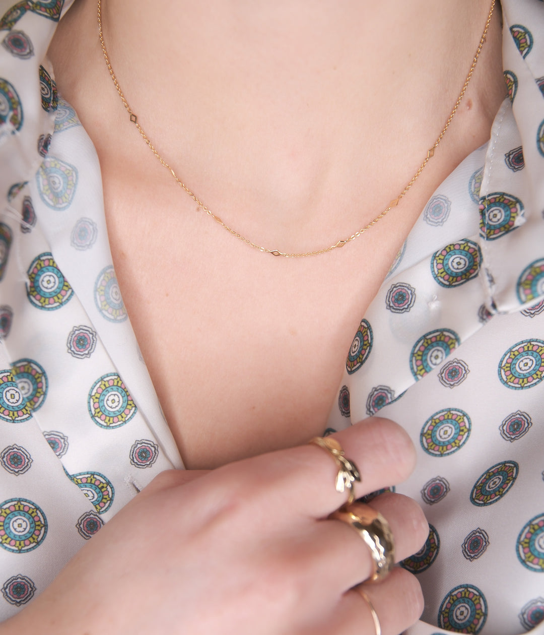 Collier Herzblatt