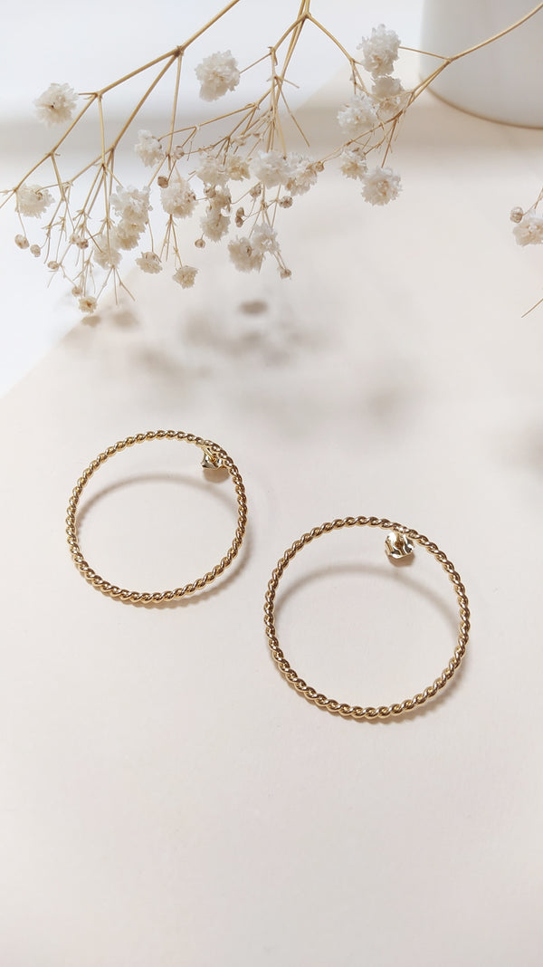 Boucles Fermées 30 mm Torsadées
