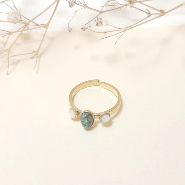 Bague Gypsy 3 Pierres