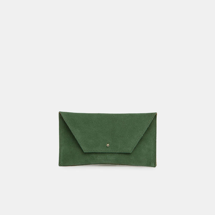 Portefeuille Mini Enveloppe Pouch Suède - Divers coloris