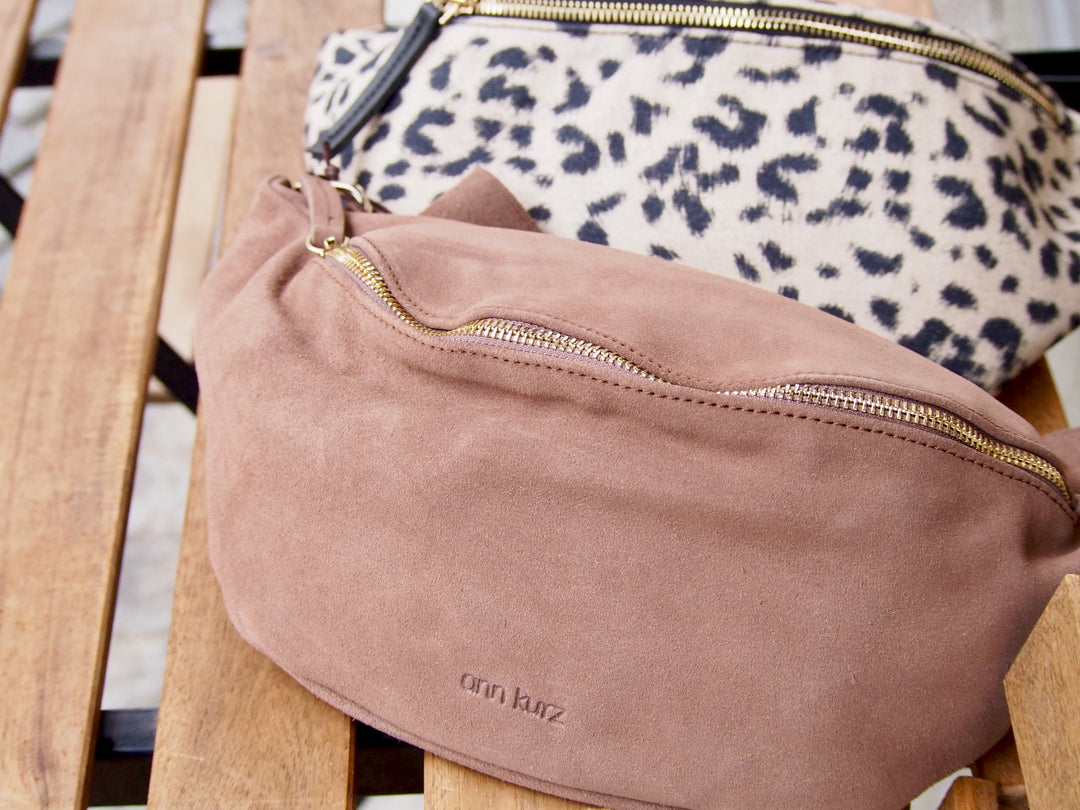 Sac Banane Large Fanny Suède - Divers Coloris