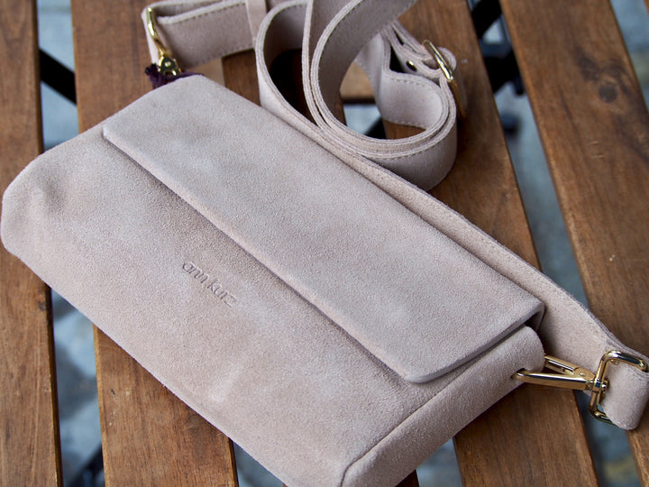 Sac Pack Large Suède - Divers coloris