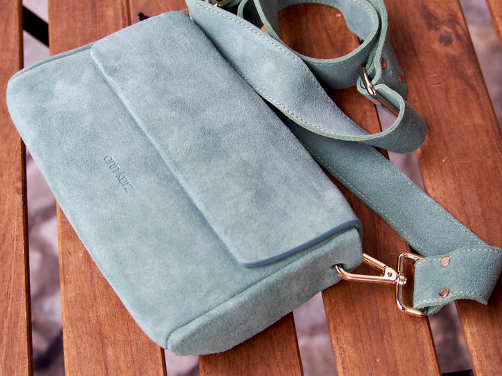Sac Pack Large Suède - Divers coloris