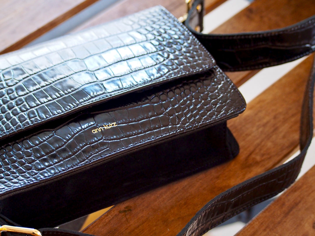 Le Parfait Sac à Bandoulière Carre Croco - Divers Coloris