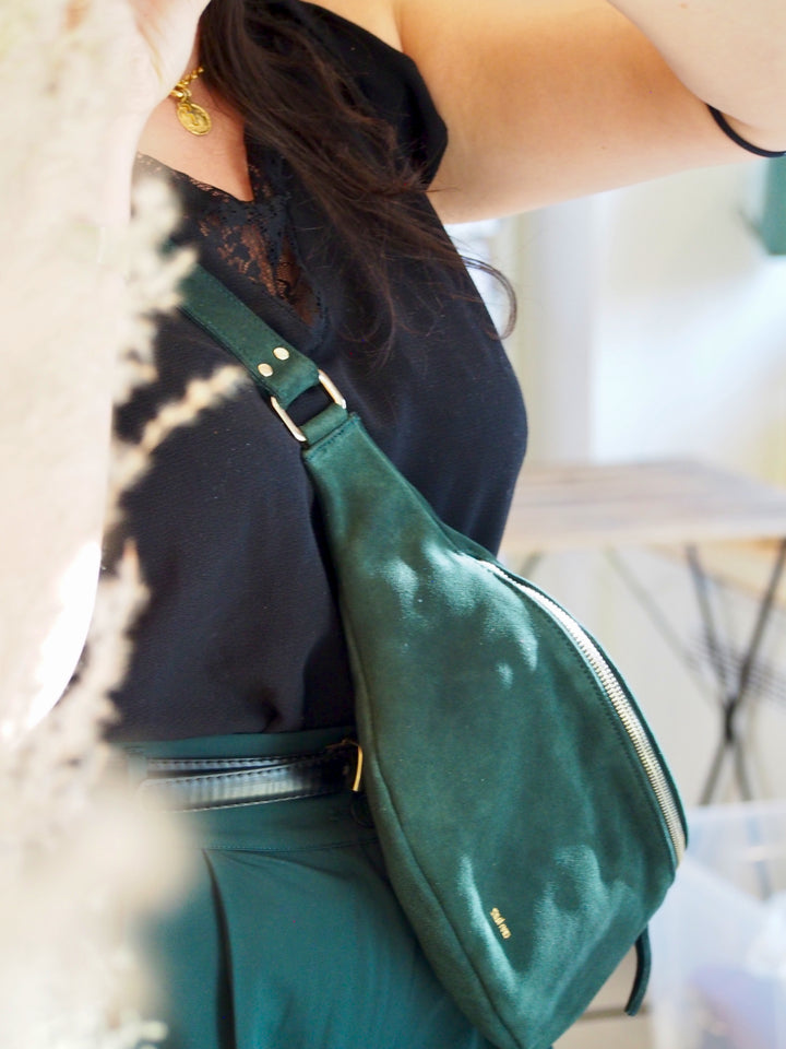 Sac Banane Large Fanny Suède - Divers Coloris